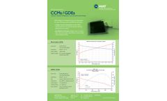 Catalyst Coated Membranes / Gas Diffusion Electrodes -CCMs - Brochure