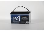 36V 40AH Bluetooth Deep Cycle Lithium Marine Trolling Battery