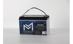 36V 40AH Bluetooth Deep Cycle Lithium Marine Trolling Battery