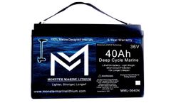 36v 40Ah Lithium Trolling Battery