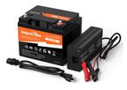 Ampere Time - Model 12V 50Ah LiFePO4 - Battery + 14.6V 10A Dedicated Lithium Battery Charger