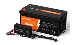 Ampere Time - Model 12V 200Ah Plus LiFePO4 - Battery + 14.6V 20A Dedicated Lithium Battery Charger