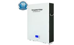 Energetech Solar - 5KWh 51.2V 100Ah LiFePO4 Lithium Battery Solar Energy Storage System