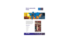 Oil & Gas - Electro Submersible Product Brochure