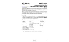 ABLIC - Model S-575D B Series - Hall Effect ICs (Magnetic Sensor ICs) - Brochure