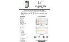 Model LiT6 - Lithium Batteries - Brochure