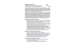 WeatherLinkIP for Vantage Stations Brochure