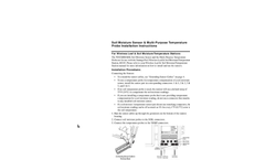 Vantage Pro/Pro2 Soil Moisture Sensor & Temp Probe Manual