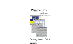 WeatherLink Getting Started Guide: Vantage Stations Manual