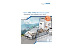 Vector CSM - E-Mobility Measurement System Datasheet