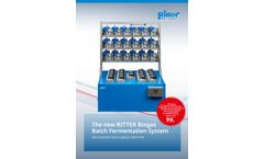Biogas Batch Fermentation System - Data Sheet