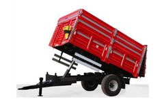 Özkan - Model 2-TGDR - Single Axle Hydraulic Tipping Trailer - 3, 4, 5 Tons Capacity