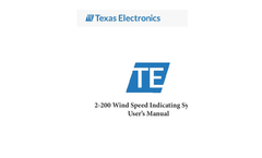 Model 2-200 - Wind Speed System Brochure