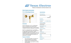 Model TV-114 - Wind Speed Sensor Brochure