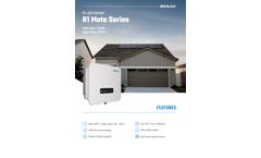 RENAC - Model R1 Moto Series - On-Grid Inverter Datasheet