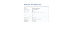 Nightingale - Model MPC - Monitoring System Datasheet