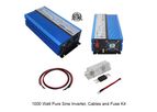 1000 Watt Pure Sine Power Inverter Kit