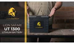 Safari UT 1300 Lithium Battery Product Deep Dive - Video