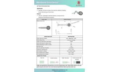 Alpha - Model MF01A-N-221-A12 - Membrane Force Sensor - Brochure