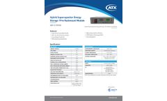 ANW2007 SupercapacitorEnergy Storage Rack Mount Module 48V 3.17KWh