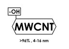 (-OH) Functionalized Multi Walled Carbon Nanotubes, Purity: > 96%, Outside Diameter: 4-16 nm
