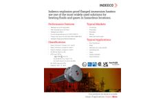 Indeeco - Explosion-Proof Flanged Immersion Heaters - Brochure