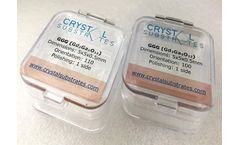 Model GGG (Gd3Ga5O12) - Gadolinium Gallium Garnet Crystal Substrates (5pack)