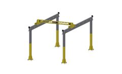PWI - Ultra-Lite Freestanding Bridge Crane