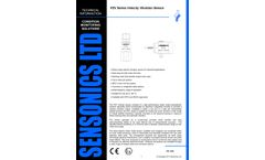 Sensonics - Model PZV Series - Industrial Velocity Vibration Sensor Datasheet