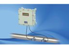 Kacise - Model KUFS2000C - Explosion Proof Ultrasonic Flow Meter Clamp On Type