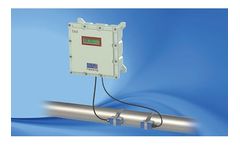 Kacise - Model KUFS2000C - Explosion Proof Ultrasonic Flow Meter Clamp On Type