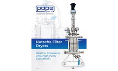 Nutsche Filter Dryers - Brochure