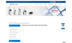 Bestview - Model 4D HIFU-BM-589 - Portable Skin Rejuvenation Machine - Brochure