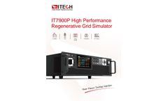 ITECH - Model IT7900P - High Performance Regenerative Grid Simulator - Brochure