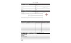 BacKrete Foaming Food Grease Cleaner Digester SDS - Data Sheet