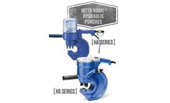 Nitto Kohki - Model HA and HS Series - Single-Acting and Double-Acting Hydraulic Punches