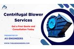 Get the Best Centrifugal Blower and Fan Repair and Maintenance Services | AS Engineers - Video