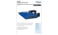 Autoclear - Model E3500 - Trace Detector Datasheet