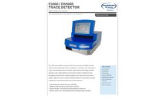 Autoclear - Model E5000 Series - Trace Detectors Datasheet