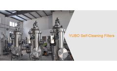 self-cleaning filter for the chemical wastewater treatment