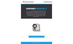 NIRONE - Model Sensor X - Spectral Sensor - Brochure