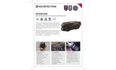 MS Tech - Model DUOSCAN - Dual-Mode Explosives and Narcotics Trace & Vapor Detector Datasheet