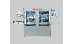 Automatic Dual Head Shrink Sleeve Applicator Machi - Automatic Dual Head Shrink Sleeve Applicator Machine