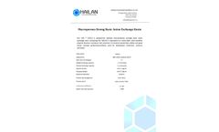 Hailan - Model D201U - Large Beads Macroporous Anion Exchange Resin  - Brochure