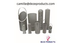 DEZE Filtration Stainless Steel Strainer Basket Industrial
