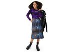 SCOUT - All-Over Print Long Sleeve Midi Dress