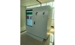 Semi-outdoor Supermarket Reverse Vending Machine Recycle Solution for PET, Metal can and  glass