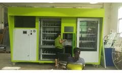 Model RVM-3107 - Multi-Function E-Wallet Operate RVM Recycling Plastic Bottle Collecting Machine