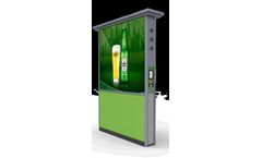50inch Ads Screen Reverse Vending RVM Solution suitable for Beverage drinks and can manufacturer / distributor /brand