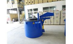 Hydeb - Model CRL-800 - 800KG Holding LPG Aluminum Melting Furnace Electric Heating Aluminium For Die Casting